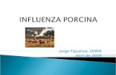Jorge Figueroa, OHRN Abril de 2009.  La influenza porcina (gripe porcina) es una enfermedad respiratoria de los cerdos causada por el virus de la influenza.