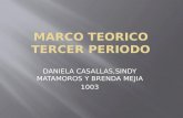 DANIELA CASALLAS,SINDY MATAMOROS Y BRENDA MEJIA 1003.