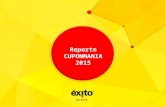 Reporte CUPONMANIA 2015. De Julio 29 al 17 de agosto Redes Sociales Informe ÉXITO Cuponmania - Agosto 2015 - Reporte Cupomania.