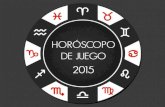 Visión del Horóscopo de Suerte 2015 por Tragamonedas X