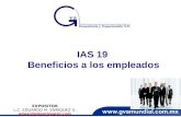 IAS 19 Beneficios  a los  empleados