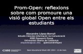 Prom-Open: reflexions sobre com promoure una visió global Open entre els estudiants