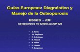 Guías Europeas: Diagnóstico y Manejo de la Osteoporosis