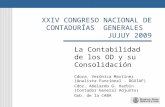 XXIV CONGRESO NACIONAL DE CONTADURÍAS  GENERALES   JUJUY 2009