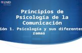 Principios de  Psicología  de la  Comunicación