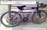 Aprendan como se engalla una bicicleta en Colombia