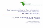 Una aproximación a las dinámicas territoriales rurales en América Latina