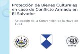 Protección de Bienes Culturales en caso de Conflicto Armado en El Salvador