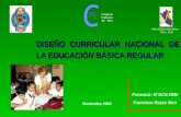 DISEÑO CURRICULAR NACIONAL DE LA EDUCACIÓN BÁSICA REGULAR