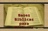 Bases Bíblicas para Misiones