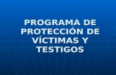 PROGRAMA DE PROTECCIÓN DE VÍCTIMAS Y TESTIGOS