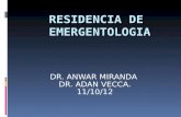 RESIDENCIA DE  EMERGENTOLOGIA