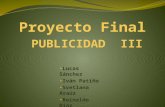 Proyecto Final PUBLICIDAD  III