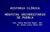 HISTORIA CLÍNICA HOSPITAL UNIVERSITARIO DE PUEBLA