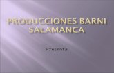 PRODUCCIONES BARNI SALAMANCA