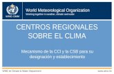 CENTROS REGIONALES SOBRE EL CLIMA