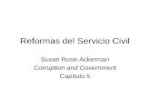 Reformas del Servicio Civil