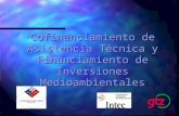 Cofinanciamiento de Asistencia Técnica y Financiamiento de Inversiones Medioambientales