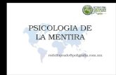 PSICOLOGIA DE LA MENTIRA
