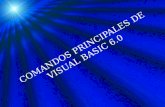 COMANDOS PRINCIPALES DE VISUAL BASIC 6.0