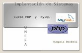 Curso PHP  y  MySQL