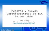 Mejoras y Nuevas Características de ISA Server 2004