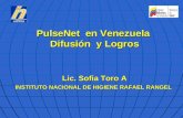 PulseNet  en Venezuela  Difusión  y Logros