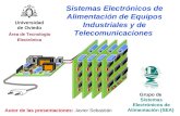 Sistemas Electrónicos de Alimentación de Equipos Industriales y de Telecomunicaciones