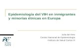 Epidemiología del VIH en inmigrantes y minorías étnicas en Europa