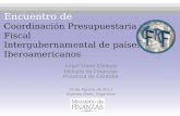 Encuentro de Coordinación Presupuestaria y Fiscal Intergubernamental de países Iberoamericanos