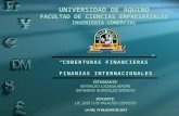 UNIVERSIDAD DE AQUINO FACULTAD DE CIENCIAS EMPRESARIALES INGENIER Í A COMERCIAL