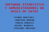 SOFTWARE ESTADISTICO Y ADMINISTRADORES DE BASES DE DATOS
