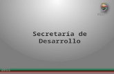 Secretaría de  Desarrollo