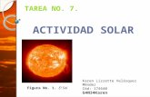 Tarea No. 7.  ACTIVIDAD SOLAR