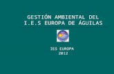 GESTIÓN AMBIENTAL DEL I.E.S EUROPA DE ÁGUILAS
