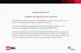 CASO PRÁCTICO “Cambio de domicilio por Internet”