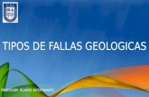 Tipos DE FALLAS GEOLOGICAS