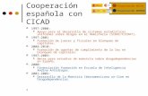 Cooperación española con CICAD