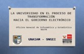 LA UNIVERSIDAD EN EL PROCESO DE  TRANSFORMACIÓN  HACIA EL GOBIERNO ELECTRÓNICO