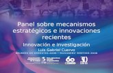 Panel sobre mecanismos estratégicos e innovaciones recientes