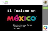2011 El turismo en México. Gloria Guevara  Manzo Secretaria de Turismo