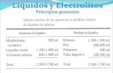 Líquidos y Electrolitos Principios generales