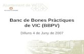 Banc de Bones Pràctiques de VIC (BBPV)