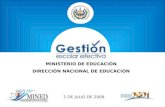 MINISTERIO DE EDUCACIÓN DIRECCIÓN NACIONAL DE EDUCACIÓN