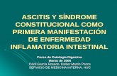 ASCITIS Y SÍNDROME CONSTITUCIONAL COMO PRIMERA MANIFESTACIÓN DE ENFERMEDAD INFLAMATORIA INTESTINAL