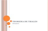 Teorema de  Thales