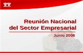 Reunión Nacional del Sector Empresarial