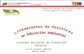 Lineamientos de Políticas  en Educación Ambiental