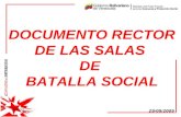 DOCUMENTO RECTOR DE LAS SALAS  DE  BATALLA SOCIAL