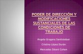 PODER DE DIRECCIÓN Y MODIFICACIONES SUSTANCIALES DE LAS CONDICIONES DE TRABAJO